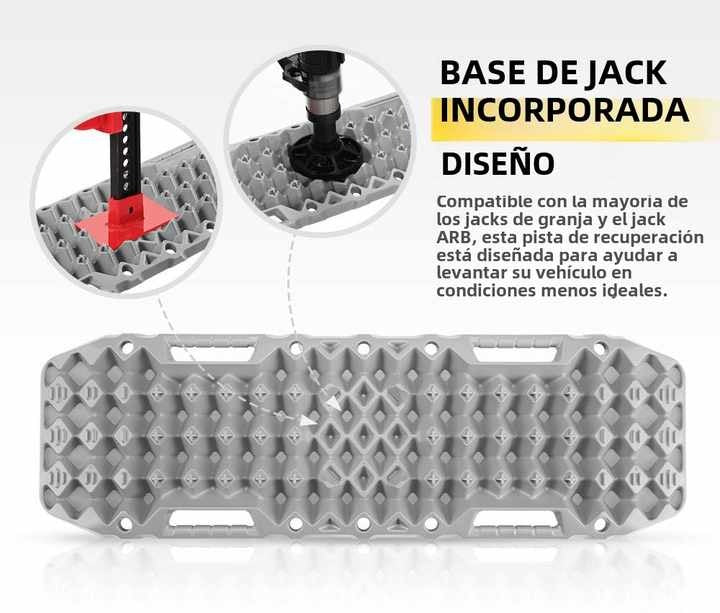 BUNKER INDUST SAND SNOW MUD TRAX 4WD 10T RECOVERY TRACKS GREY (1PAR)