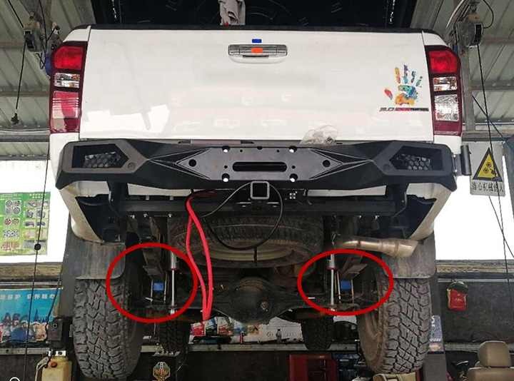 REAR LEAF SPRING LIFT BLOCK KIT/KIT BLOQUE CALZAS DE ELEVACION PARA MUELLES