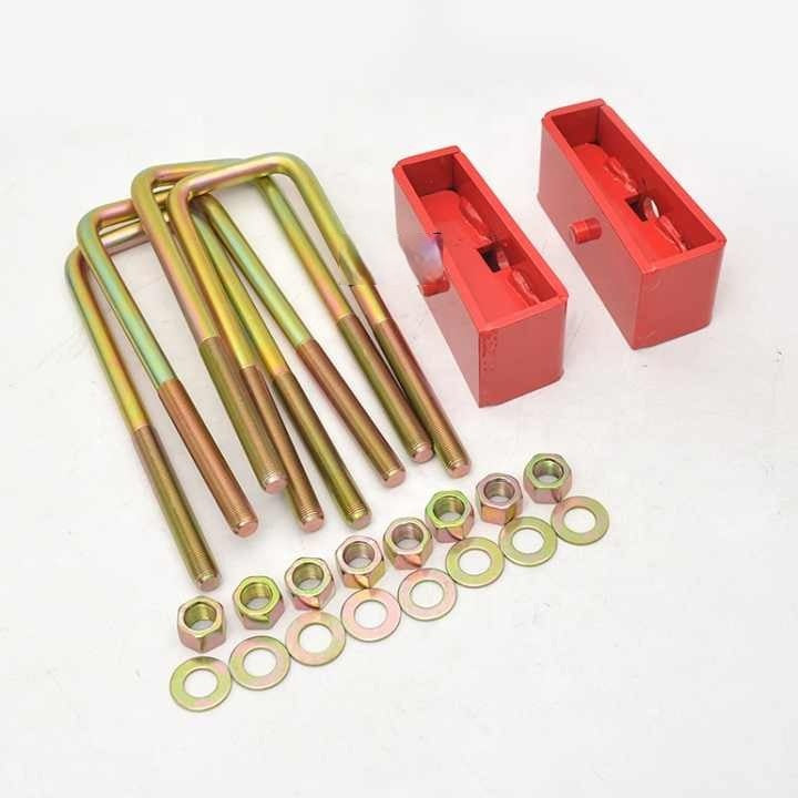 REAR LEAF SPRING LIFT BLOCK KIT/KIT BLOQUE CALZAS DE ELEVACION PARA MUELLES