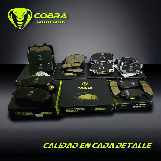TACOS DE FRENO TRASERO COBRA PARA MITSUBISHI NATIVA/MONTERO SPORT