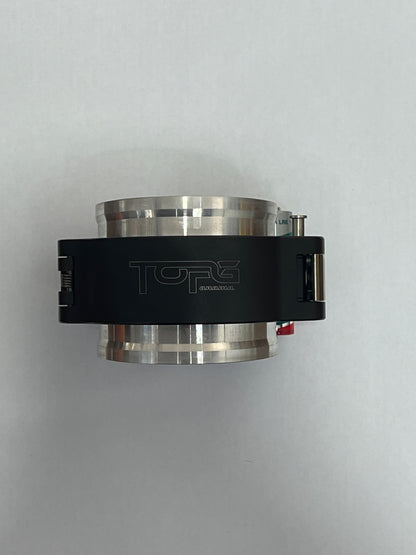 Abrazadera de banda en V de liberación rápida de aluminio con brida Abrazadera de tubo de intercooler VER TAMAÑOS DISPONIBLES