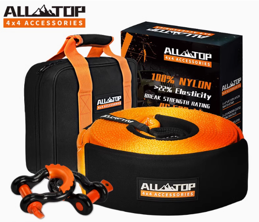 ALL-TOP KIT DE RECUPERACION ESLINGA + 2 GRILLETES + BOLSO 46,500 LIBRAS