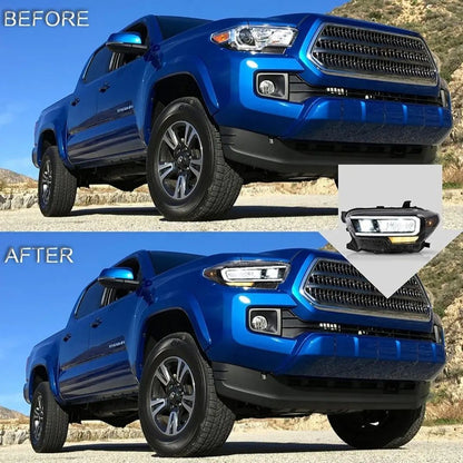 TOYOTA TACOMA 2016-2023 FAROS DELANTEROS LED