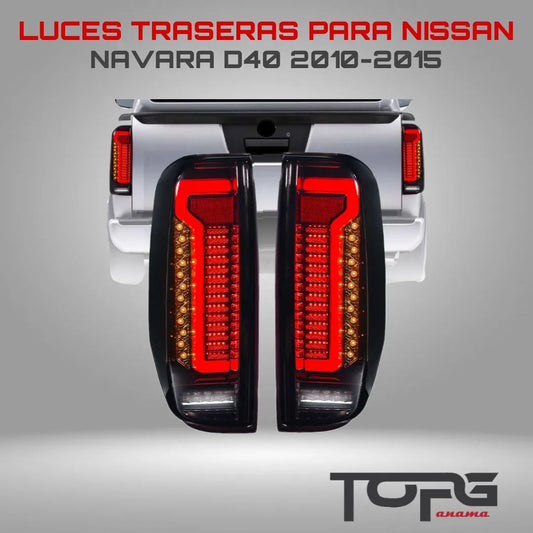 NISSAN NAVARA D40 2010-2015 FAROS TRASEROS LED