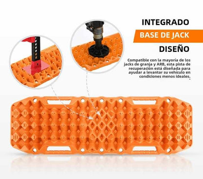 BUNKER INDUST SAND SNOW MUD TRAX 4WD 10T RECOVERY TRACKS ORANGE (1PAR)