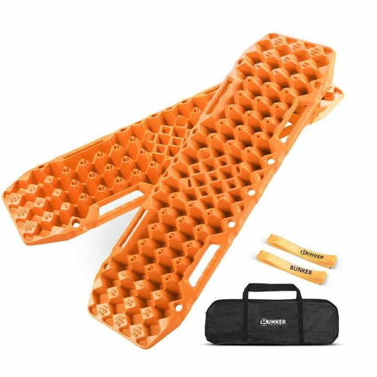 BUNKER INDUST SAND SNOW MUD TRAX 4WD 10T RECOVERY TRACKS ORANGE (1PAR)