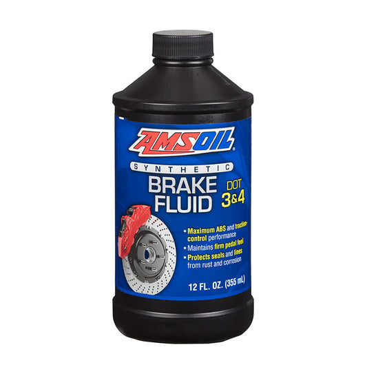 AMSOIL BRAKE FLUID DOT3 Y 4 100% SINTETICO 12oz