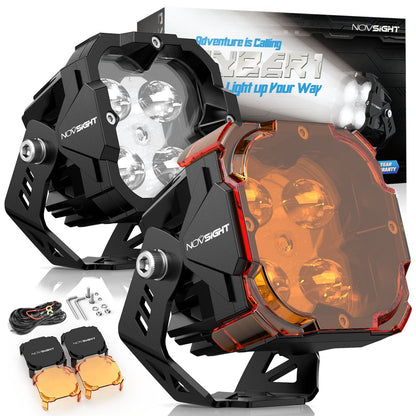 NOVSIGHT CYBER 1 Series 3 Inch Cube LED Pod FOG Lights