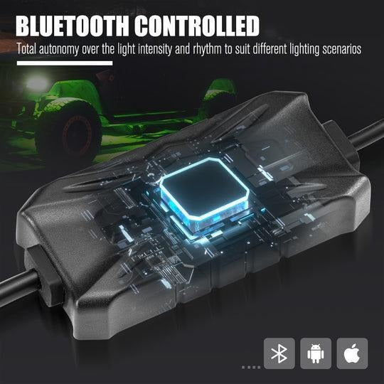 LIGHTFOX RGB WATERPROOF LED Rock Lights