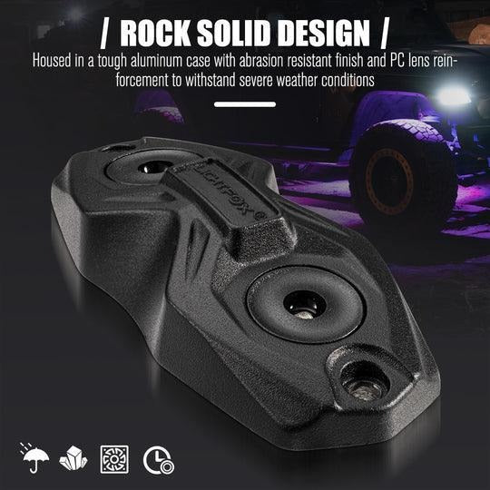 LIGHTFOX RGB WATERPROOF LED Rock Lights