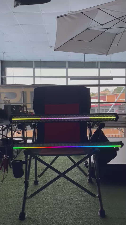 BARRAS LED CON DRL RGB DOUBLE ROW CONTROLADO POR CELULAR (VER TAMAÑOS DISPONIBLES)