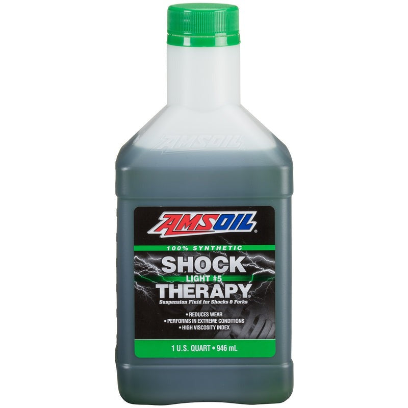 Amsoil Shock Therapy Light #5 Aceite Para Suspensión De Motos, Full Sintético 946 ml